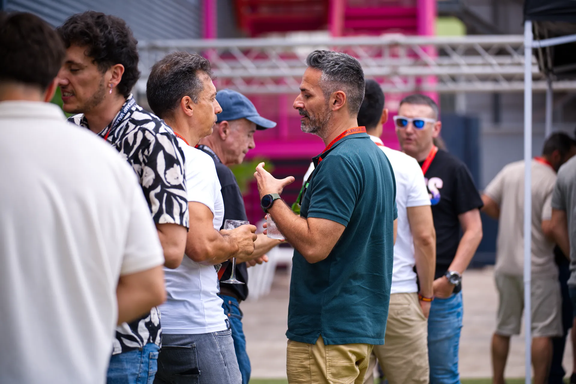 Comunidad en el evento